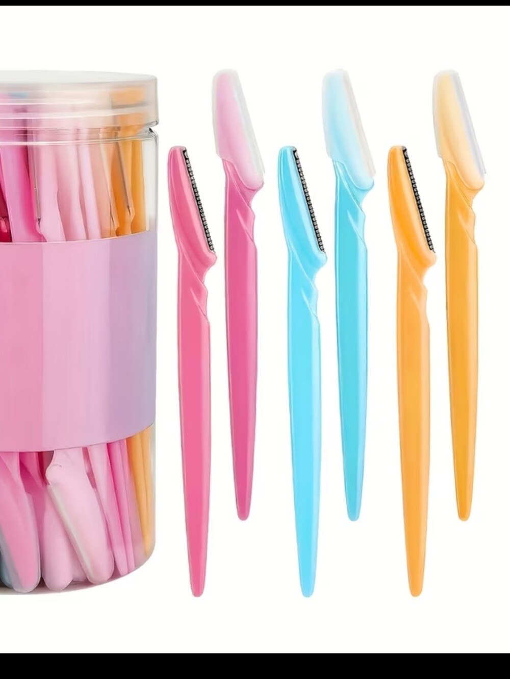 1$ Add On⭐ Stainless Steel Eyebrow Razor (Random Color)